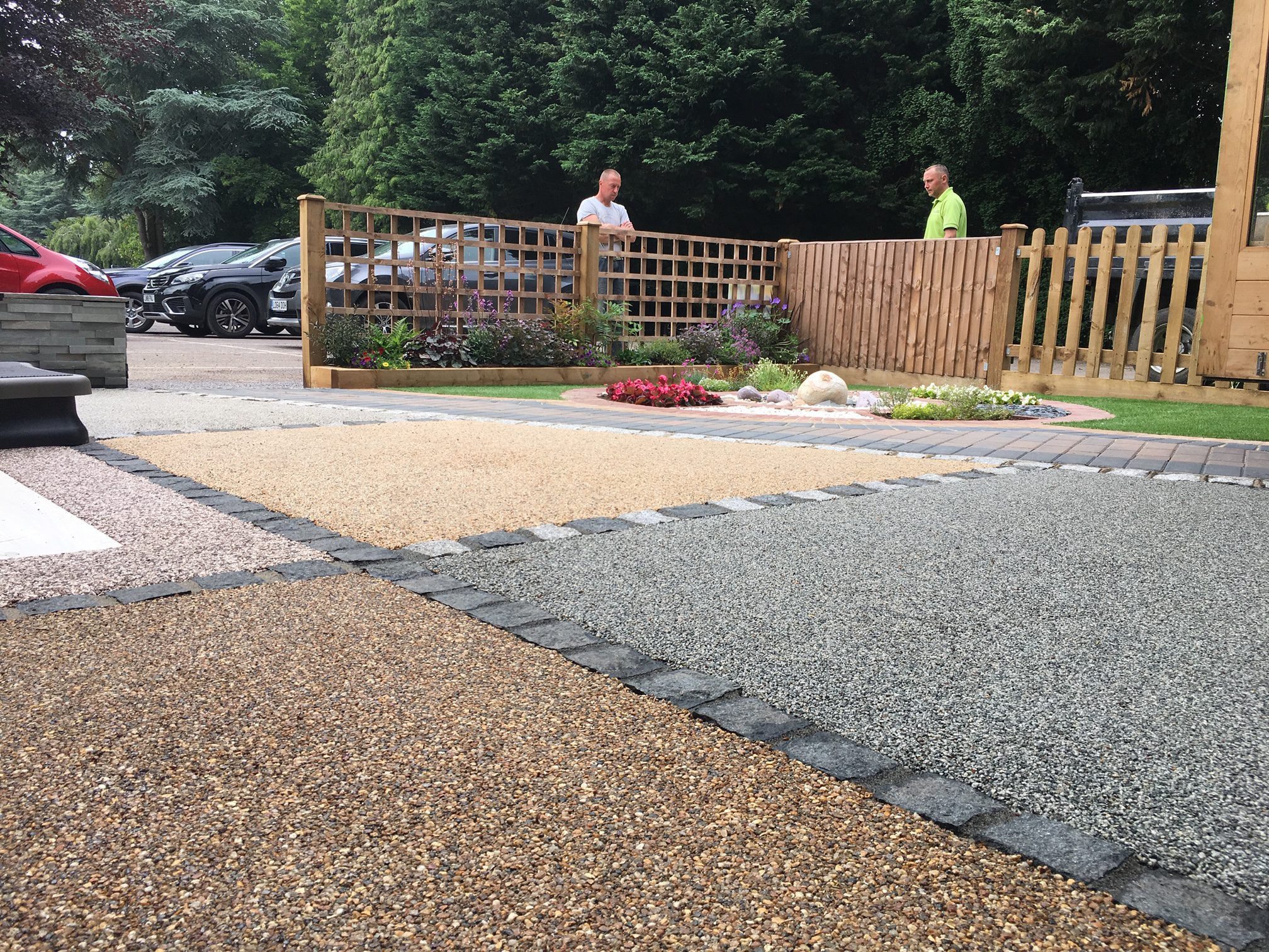 Resin bound driveway installation