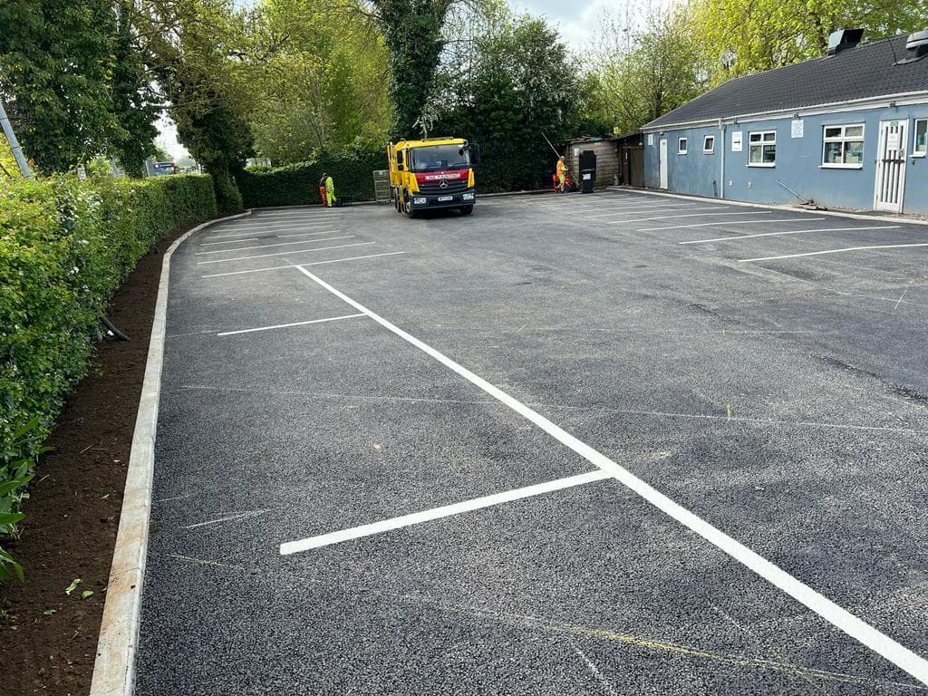 Professional tarmac car park