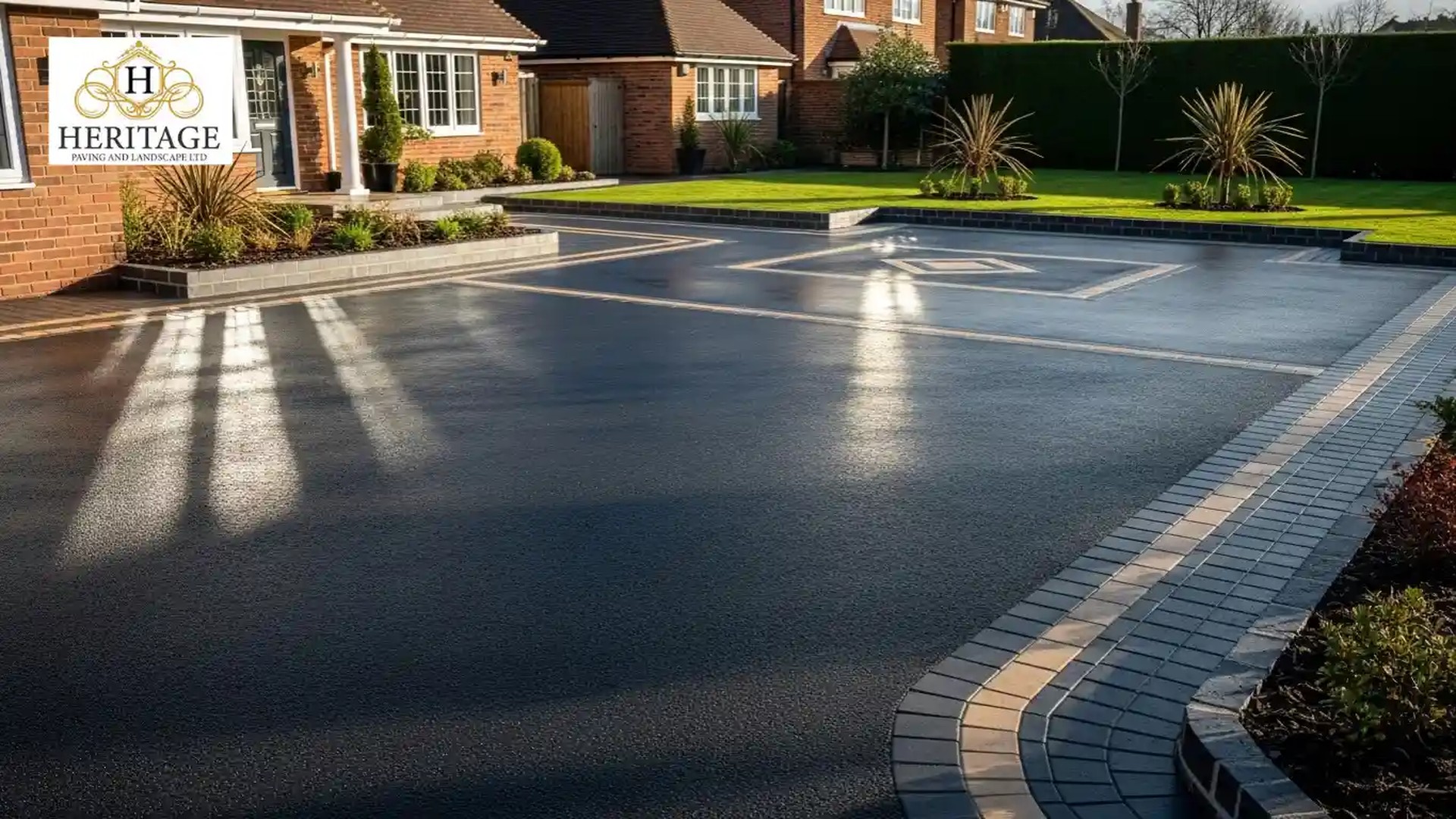 Tarmac driveway completed